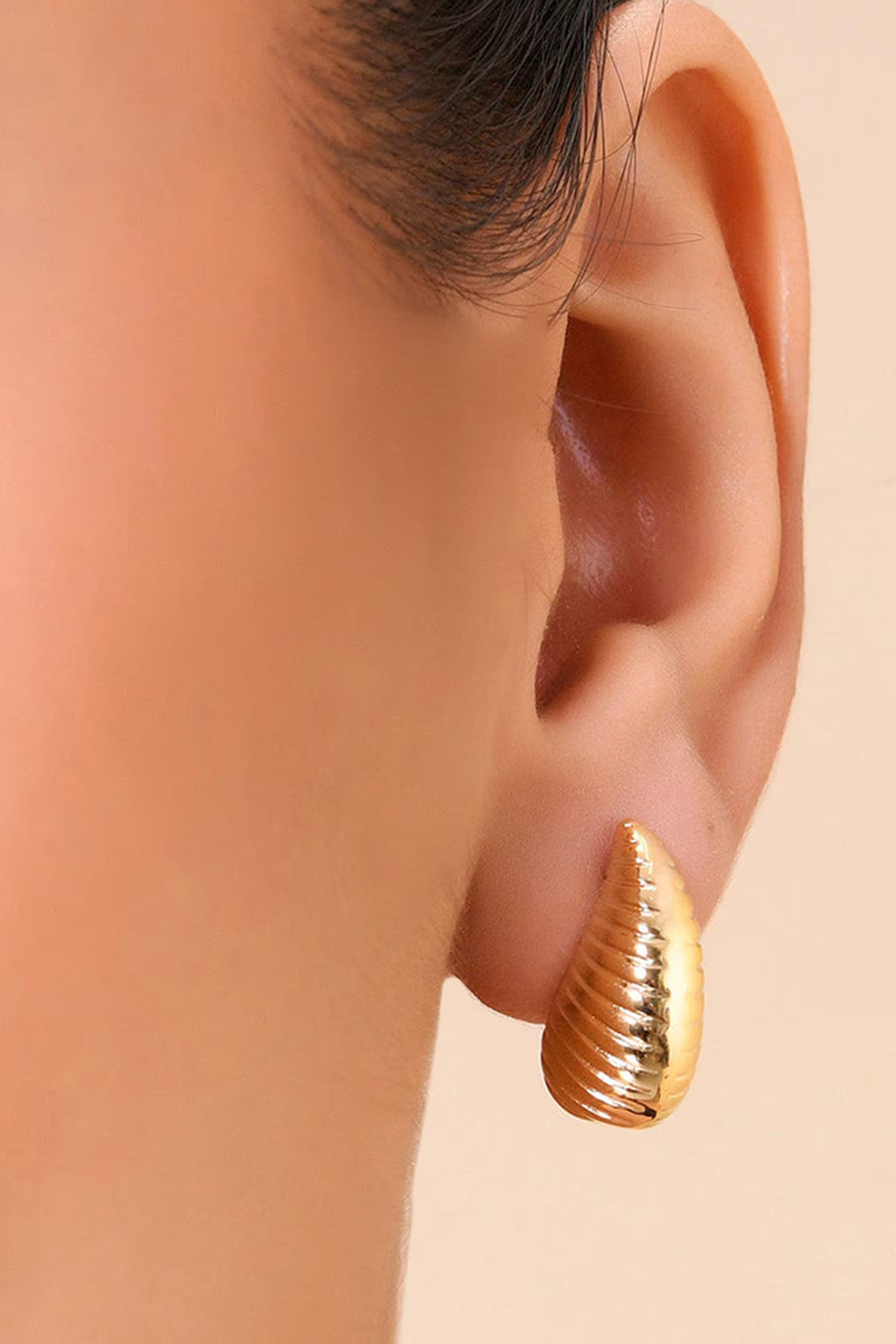 Textured Drop Earrings