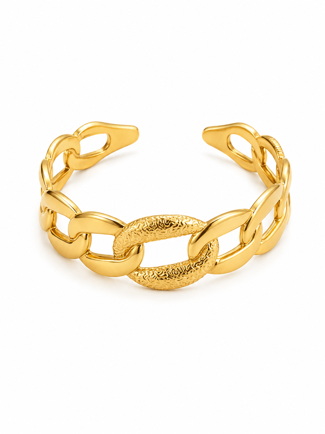Golden Link Arm Cuff