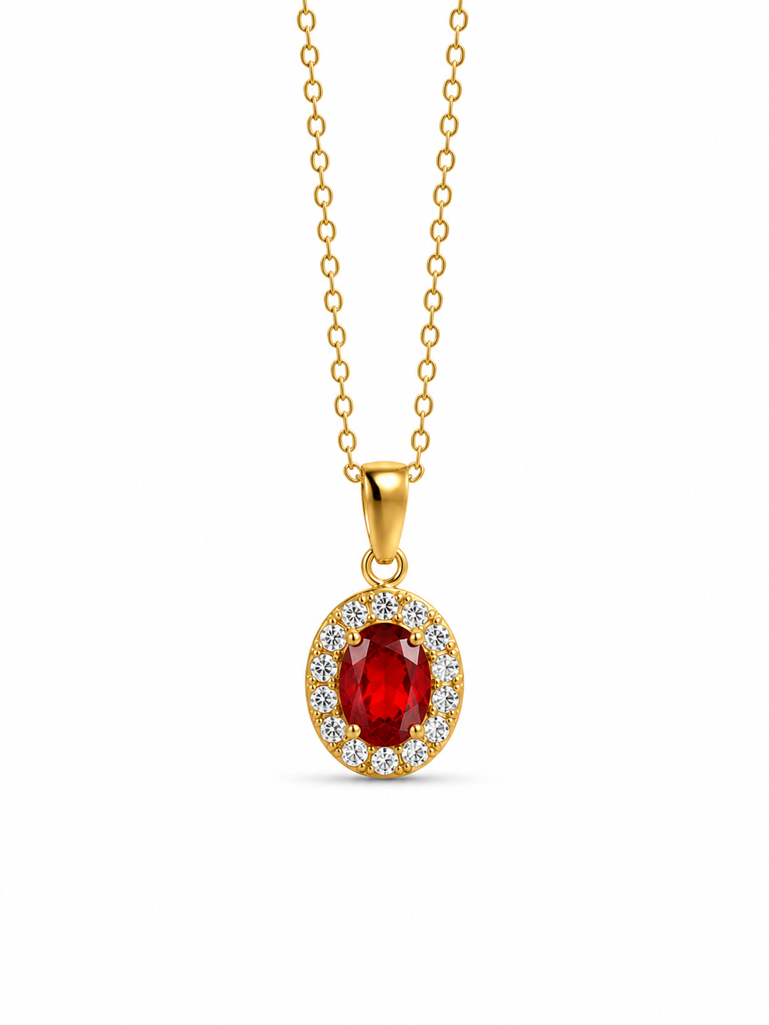 Crimson Icon Necklace