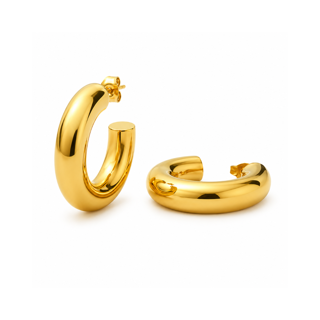 Chubby Hoop Earrings
