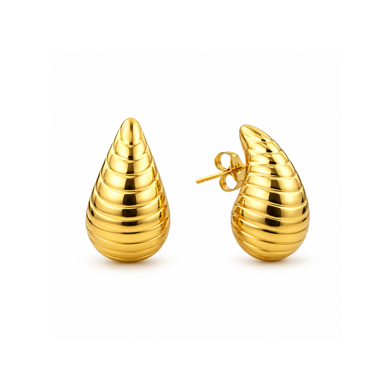 Textured Drop Earrings