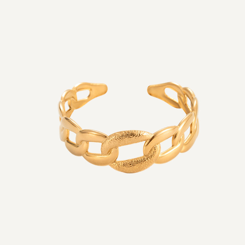 Golden Link Arm Cuff