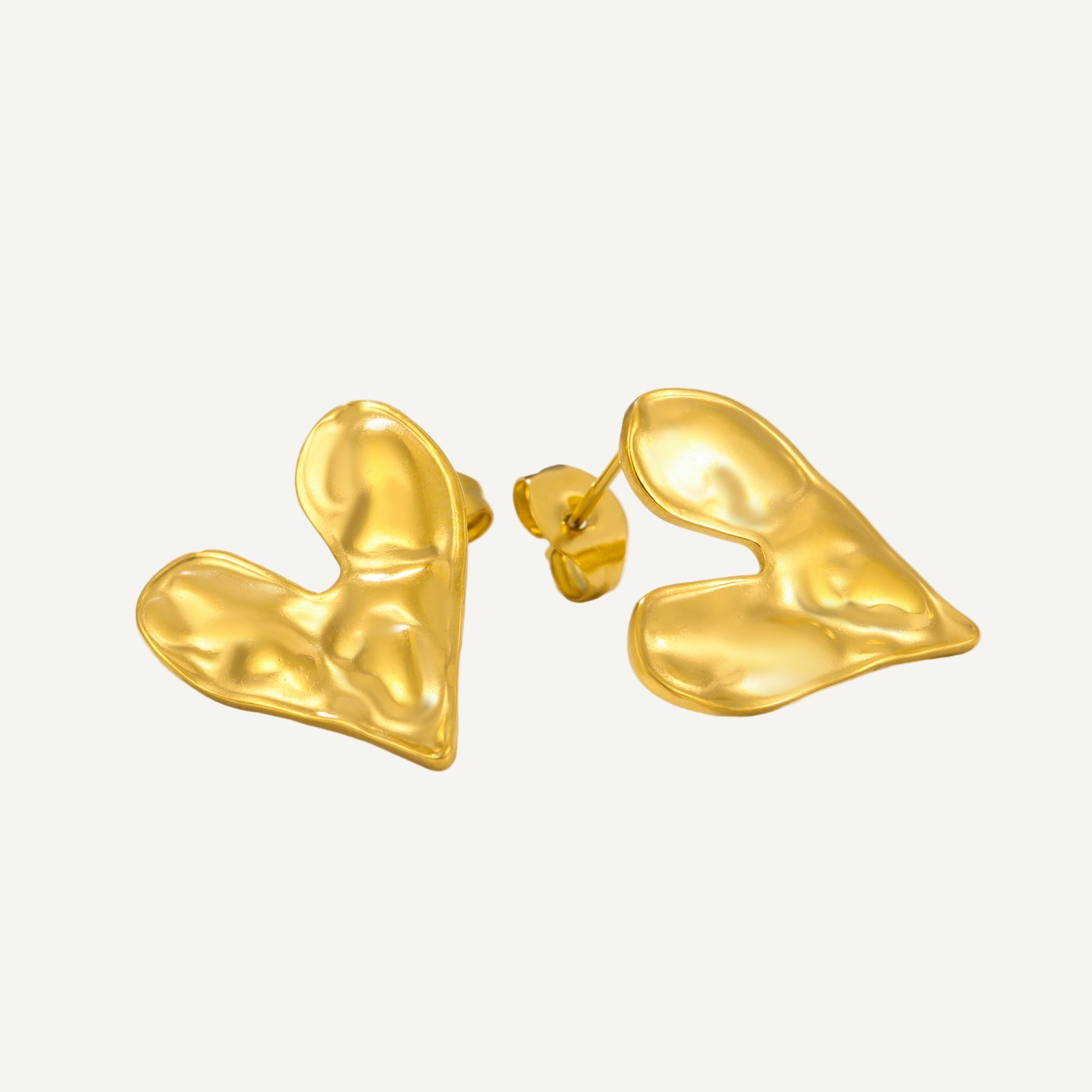 Melted Heart Earrings