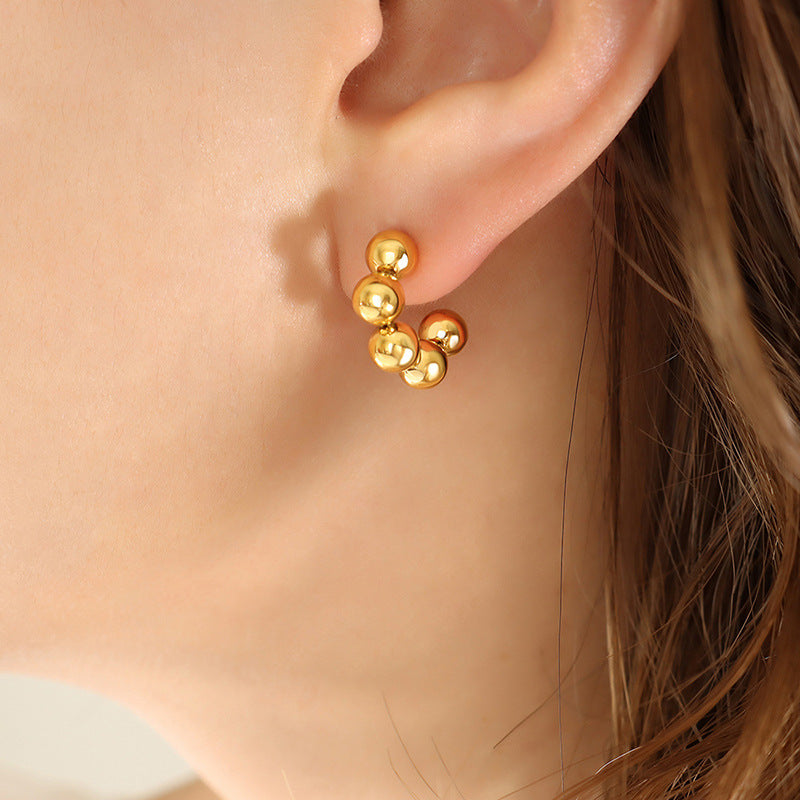 Sphere Hoops Earrings