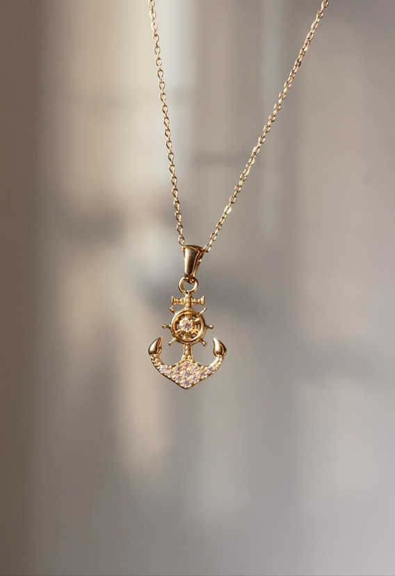 Aurora Anchor Necklace